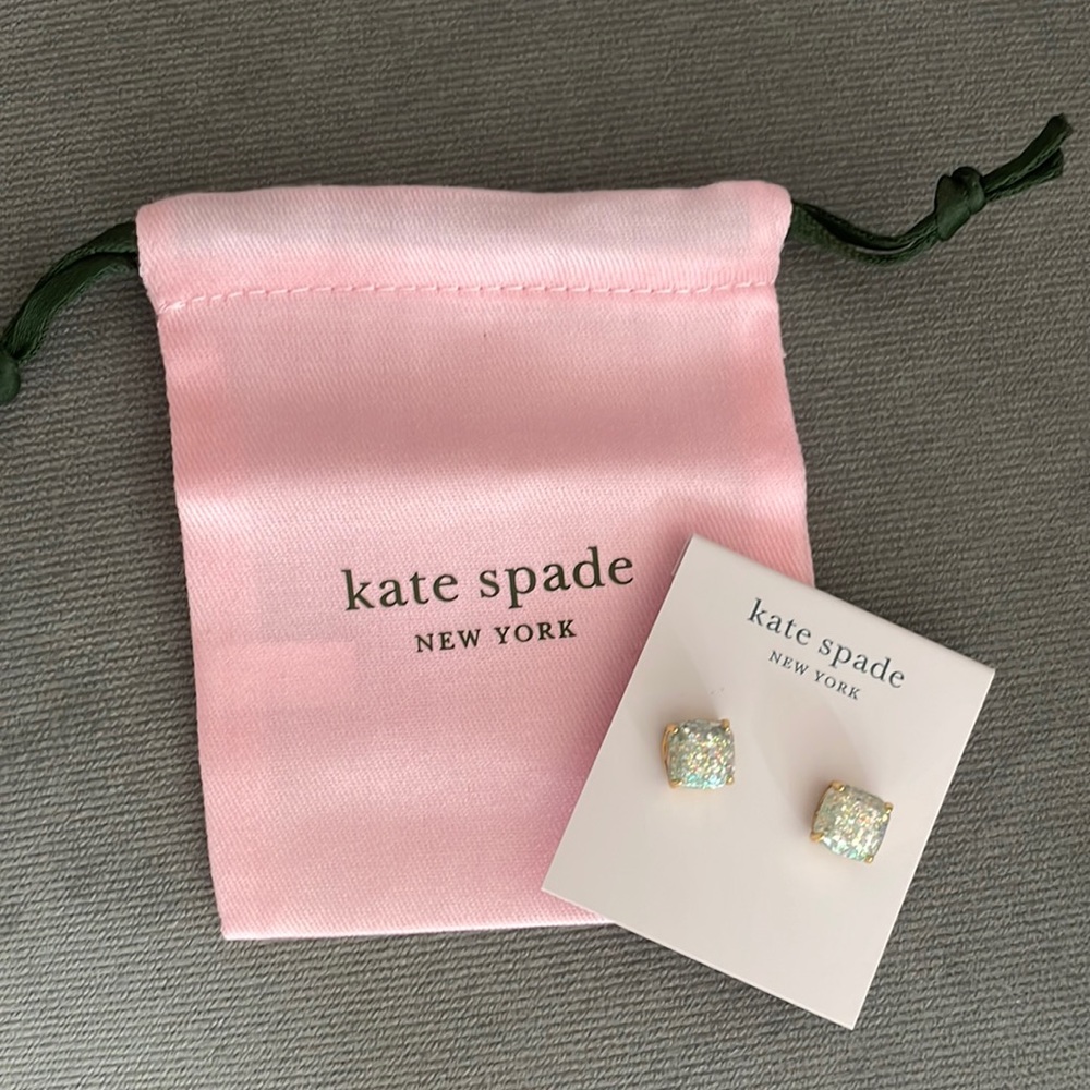 Kate Spade opal sparkle stud earrings